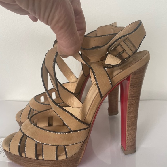 Christian Louboutin platform sandal 36.5 - Picture 3 of 7